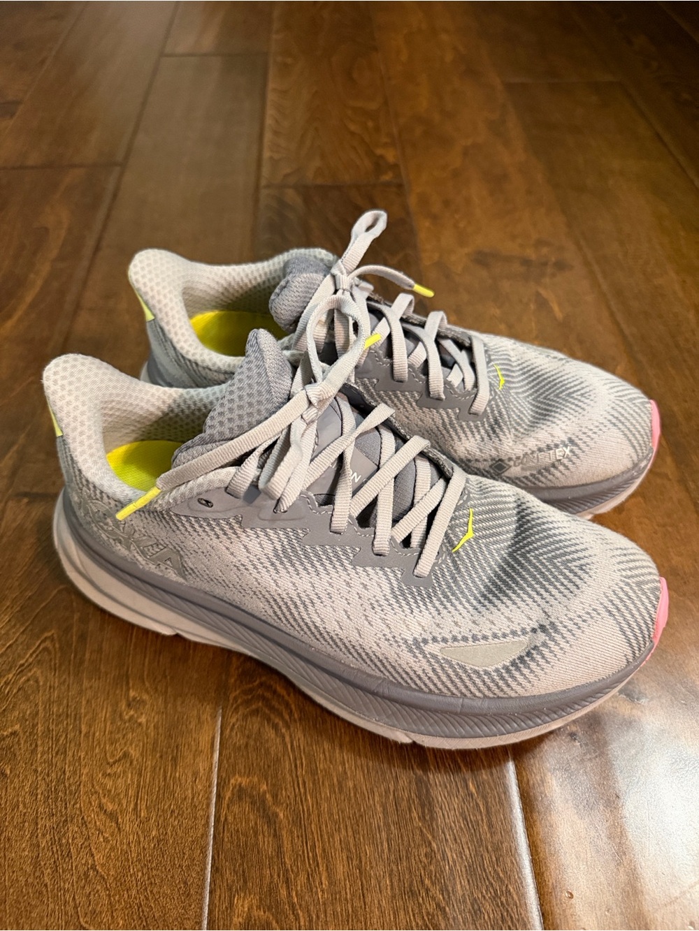 Women’s Hoka Clifton Gray Running Shoes